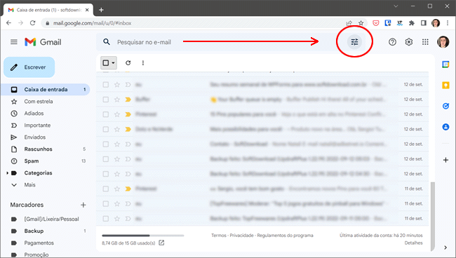 como deletar anexos gmail img2