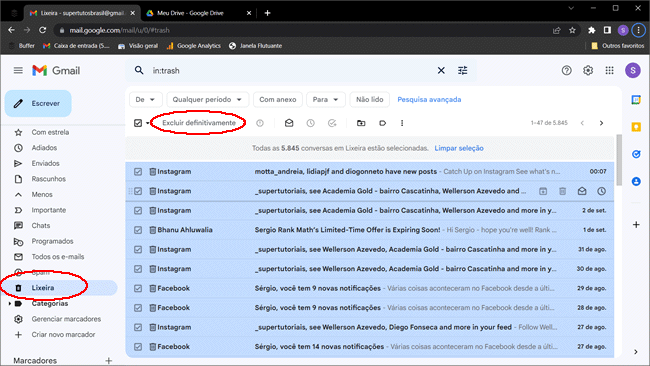 como excluir emails gmail img4